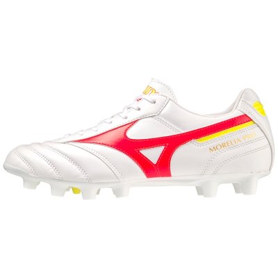 Zapatos De Fútbol Mizuno Morelia II Pro Hombre Blancos / Coral / Naranjas - Chile M382ZBXOFP